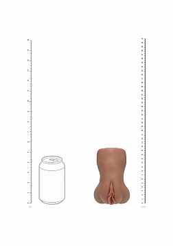 XKIN - RAW - Velvet Vice - TPE Large Masturbator - 335g - Brown