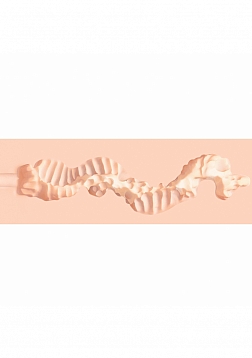 XKIN- RAW - Pure Stretch - TPE Large Masturbator - 355g - Vanila