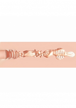 XKIN - RAW - Slitline - TPE Large Masturbator - 415g - Vanila