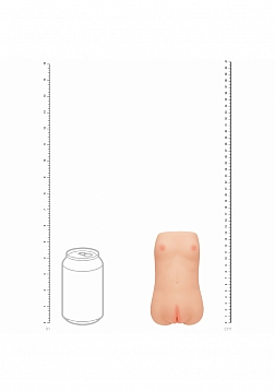 XKIN - RAW - Slitline - TPE Large Masturbator - 415g - Vanila
