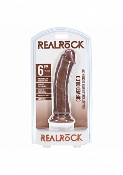 RealRock - Ultra Realistic Skin - Regular Curved Dildo - 6\