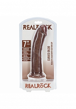 RealRock - Ultra Realistic Skin - Regular Curved Dildo - 7\