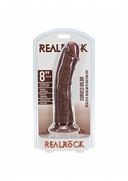 RealRock - Ultra Realistic Skin - Regular Curved Dildo - 8\