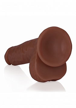 RealRock - Ultra Realistic Skin - Straight Realistic Dildo with Balls - 7\