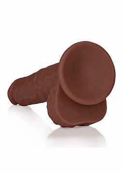 RealRock - Ultra Realistic Skin - Straight Realistic Dildo with Balls - 8\