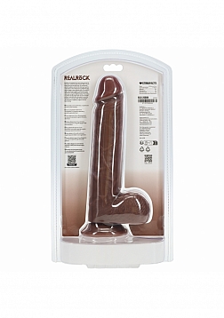 RealRock - Ultra Realistic Skin - Straight Realistic Dildo with Balls - 9\