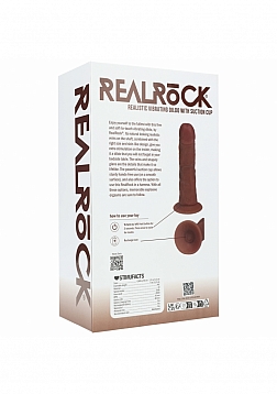 RealRock - Ultra Realistic Skin - Vibrating Rechargeable - Regular Curved - 6\