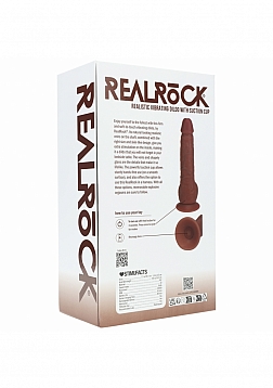 RealRock - Ultra Realistic Skin - Vibrating Rechargeable - Regular Straight with Balls - 7\