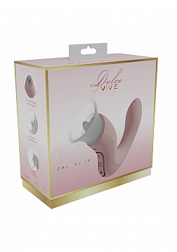 DOLCE VIVE - Callalily - Rechargeable Triple Motor - Ergonomic G-Spot tap, Vulva - Breast Suction & 