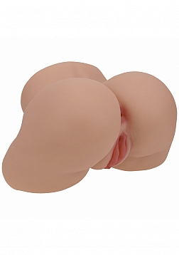 XKIN - Bodyforms -  Lux Arden - Dual Entry - TPE Bodyforms Masturbator - 7.7 lbs - Tan