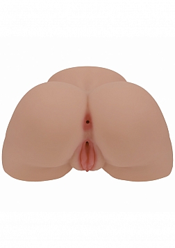 XKIN - Bodyforms -  Lux Arden - Dual Entry - TPE Bodyforms Masturbator - 7.7 lbs - Tan