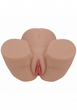 XKIN - Bodyforms -  Lux Arden - Dual Entry - TPE Bodyforms Masturbator - 7.7 lbs - Tan
