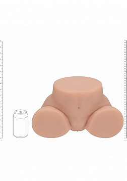 XKIN - Bodyforms -  Lux Arden - Dual Entry - TPE Bodyforms Masturbator - 7.7 lbs - Tan