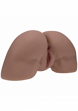 XKIN - Bodyforms - Clara Vossin - Dual Entry - TPE Bodyforms Masturbator - 14.1 lbs - Brown
