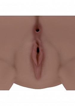 XKIN - Bodyforms - Clara Vossin - Dual Entry - TPE Bodyforms Masturbator - 14.1 lbs - Brown
