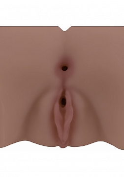 XKIN - Bodyforms - Eve Rhodes - Dual Entry - TPE Bodyforms Masturbator - 3.5 lbs - Brown