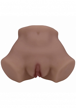 XKIN - Bodyforms - Eve Rhodes - Dual Entry - TPE Bodyforms Masturbator - 3.5 lbs - Brown
