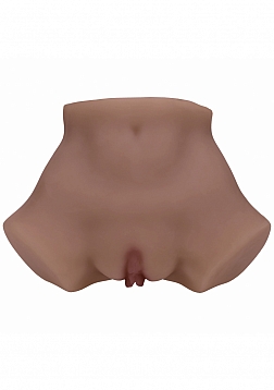 XKIN - Bodyforms - Eve Rhodes - Dual Entry - TPE Bodyforms Masturbator - 3.5 lbs - Brown
