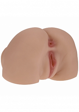 XKIN - Bodyforms - Nina Vale - Dual Entry - TPE Bodyforms Masturbator - 5.7 lbs - Tan
