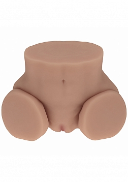 XKIN - Bodyforms - Nina Vale - Dual Entry - TPE Bodyforms Masturbator - 5.7 lbs - Tan