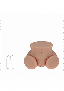 XKIN - Bodyforms - Nina Vale - Dual Entry - TPE Bodyforms Masturbator - 5.7 lbs - Tan