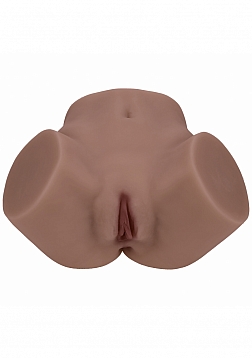 XKIN - Bodyforms - Layla Love - Dual Entry - TPE Bodyforms Masturbator - 7.7 lbs - Brown