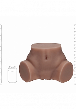 XKIN - Bodyforms - Layla Love - Dual Entry - TPE Bodyforms Masturbator - 7.7 lbs - Brown