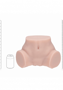 XKIN - Bodyforms - Ivy Lane - Dual Entry - TPE Bodyforms Masturbator - 7.7 lbs - Vanila