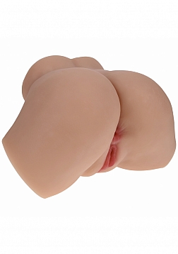XKIN - Bodyforms - Valentina Vellure - Dual Entry - TPE Bodyforms Masturbator - 9.3 lbs - Tan