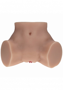 XKIN - Bodyforms - Valentina Vellure - Dual Entry - TPE Bodyforms Masturbator - 9.3 lbs - Tan