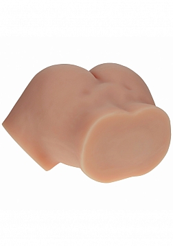 XKIN - Bodyforms - Valentina Vellure - Dual Entry - TPE Bodyforms Masturbator - 9.3 lbs - Tan