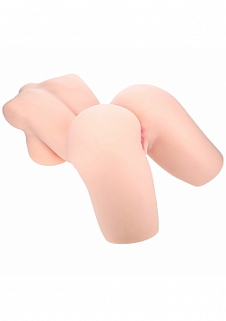XKIN - Bodyforms - Lyla Rose - Dual Entry - Posable - TPE Bodyforms Masturbator - 46.3 lbs -Vanila