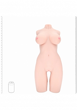 XKIN - Bodyforms - Lyla Rose - Dual Entry - Posable - TPE Bodyforms Masturbator - 46.3 lbs -Vanila