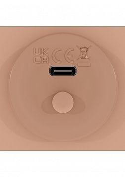 XKIN - Body-Forms - Dahlia Divine - Rechargeable Thrusting + Vibrating Masturbator - 17.60 Lbs - Tan