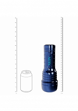 XKIN - Axel Steel - Male Mouth Torch Masturbator - Metallic Blue - 570g - Brown