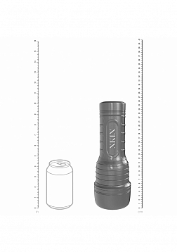 XKIN - Nova Pearl - Vagina Torch Masturbator - Rechargeable Vibration - Silver - 590g - Brown