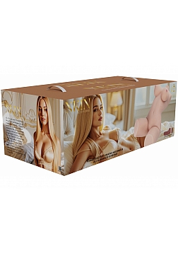XKIN - Bodyforms - Lyla Rose - Dual Entry - Posable - TPE Bodyforms Masturbator - 46.3 lbs -Vanila