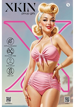 XKIN - Pin Up Girls - LED Poster - 16x24 - Pink
