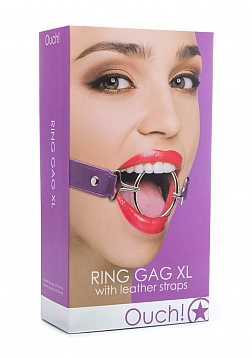Ouch! - Ring Gag XL - Purple