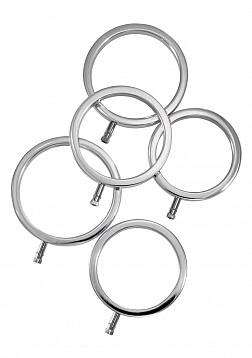 Solid Metal Cockring Set