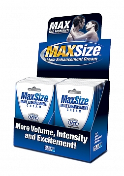 MAX Size - Enhancement Creme for Men - Display - 24 Pieces