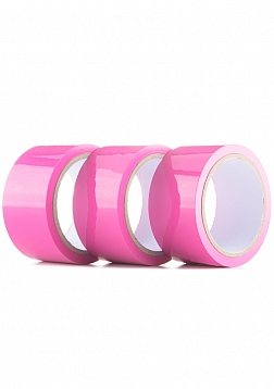 Ouch! - Bondage Tape - 3-pack - Pink