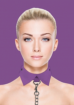 Ouch! - Exclusive Collar & Leash - Purple
