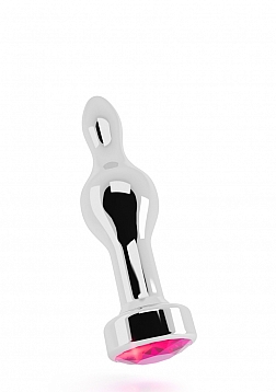 Rich - Plug Sparkling Sapphire - 3.50" - Silver