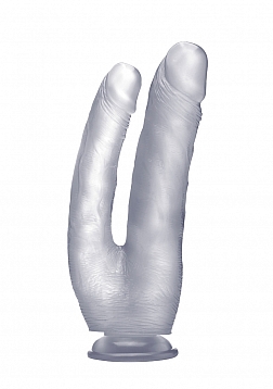 Realistic Double Cock - 10" / 25 cm