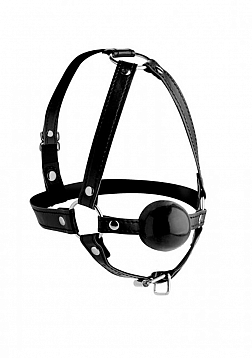 Head armor with Ball Gag