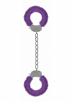 Ouch! - Pleasure Legcuffs Furry - Purple