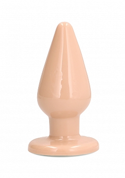 Self Lubrication 5 Inch Buttplug - Flesh..