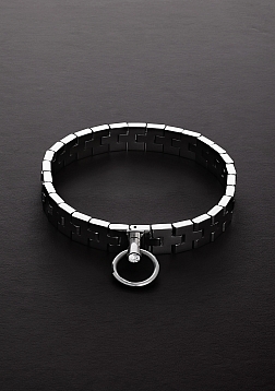 Watchband Collar with Lock - 17" / 43 cm