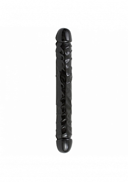 Jr. Veined Double Header - Dildo with Double Ends - 12" / 30 cm